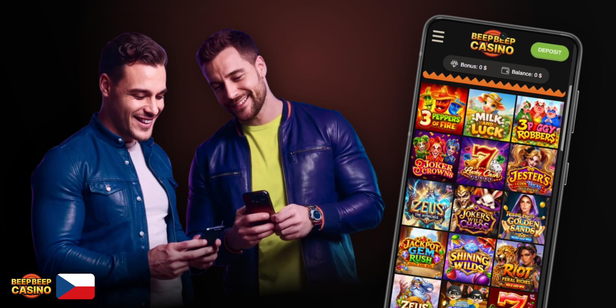 Instalace Beep Beep Casino APK na Android telefonu