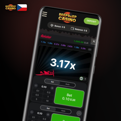 Auto-cashout v Aviator Beep Beep Casino automaticky vybere výhru při nastaveném multiplikátoru