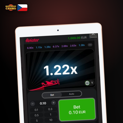 Funkce dual bet v Beep Beep Casino Aviator umožňuje hrát dva tikety najednou v jednom kole