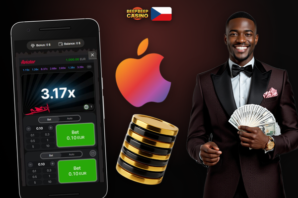 Aviator Beep Beep Casino spuštěný na tabletu a smartphonu s letounem ve stoupání