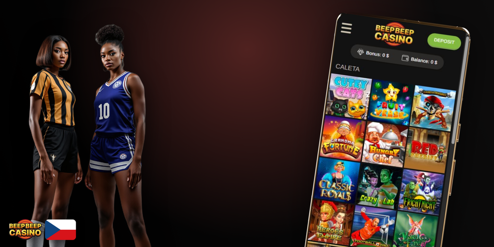 Ruka s telefonem zobrazujícím limity vkladu v účtu Beep Beep Casino pro zodpovědnou hru