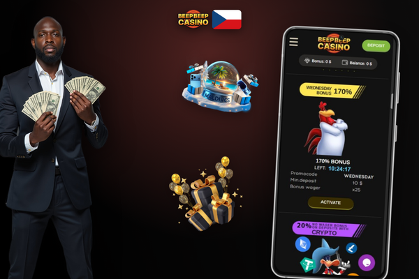 Platební metody Visa, Mastercard, Skrill, Neteller a kryptoměny pro vklad v Beep Beep Casino