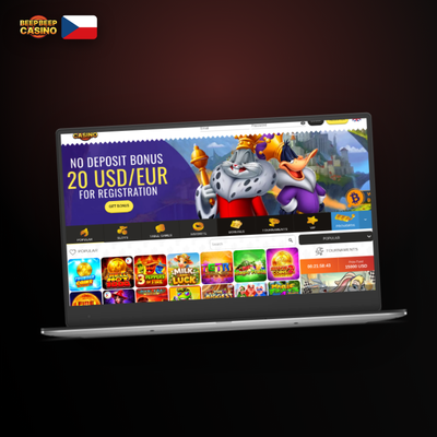 Rychlá pokladna Beep Beep Casino pro PC s vklady kartou i kryptoměnami