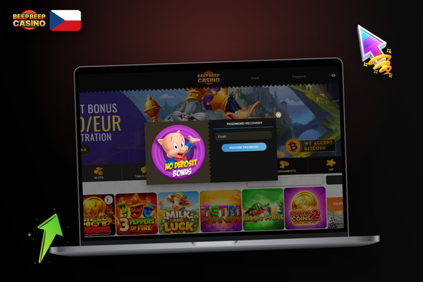 Beep Beep Casino registrace pohodlně na počítači i smartphonu zároveň